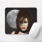 Nachtportret Mousepad Muismat (Met muis)