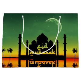 Nachtreflectie in Eid Mubarak Groot Cadeauzakje