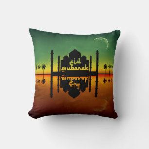 Nachtreflectie in Eid Mubarak Kussen