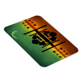 Nachtreflectie in Eid Mubarak Magneet (Rechterzijde)