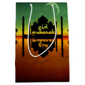 Nachtreflectie in Eid Mubarak Medium Cadeauzakje (Voorkant)