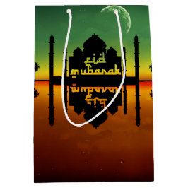 Nachtreflectie in Eid Mubarak Medium Cadeauzakje