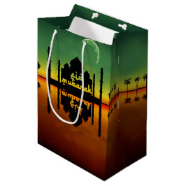 Nachtreflectie in Eid Mubarak Medium Cadeauzakje