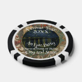 Nachtrestaurant Bar Tiki Pub Toga 2024 Feest Poker Chips (Enkel)
