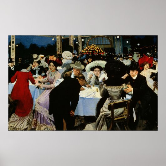 Nachtrestaurant Poster (Voorkant)