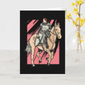 nachtrijppaard kaart (Gele Bloem)