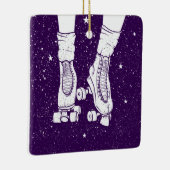 Nachtrolschaatsen Keramisch Ornament (Rechts)