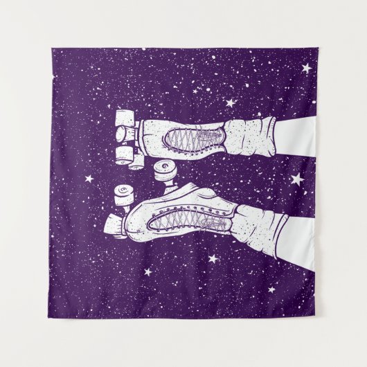 Nachtrolschaatser Wandkleed (Voorkant (horizontaal))