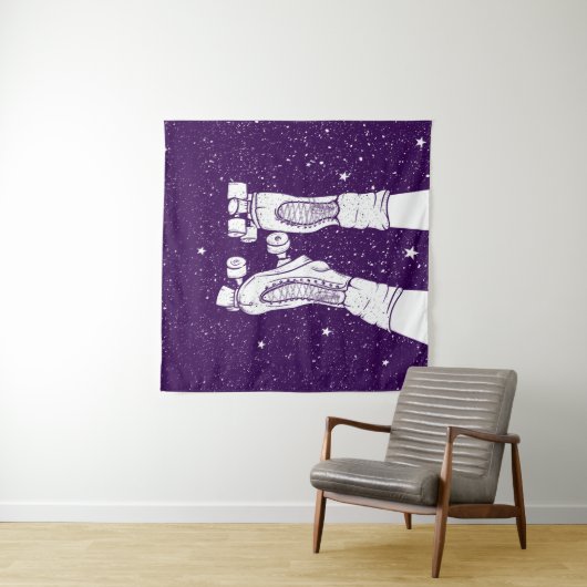 Nachtrolschaatser Wandkleed (In Situ (horizontaal))