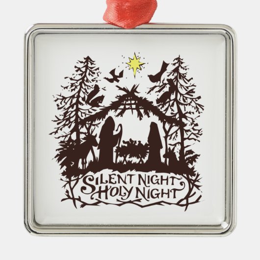 nachtrust metalen ornament (Voorkant)