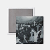 Nachts auf dem Friedhof - Engel Magneet (Voorkant / Achterkant)