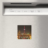 Nachtscène Toronto Canada Souvenir Koelkast Magnee Magneet (Insitu (Vaatwasser))