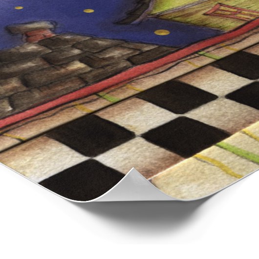 Nachtschapen - Poster (Hoek)