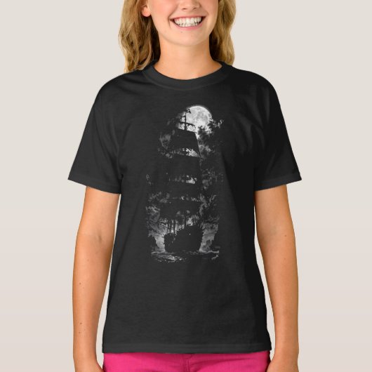 nachtschip t-shirt (Voorkant)