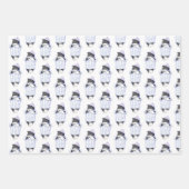 NACHTSHIRT CAT Flat Sheet Wrapping Papier Inpakpapier Vel (Voorkant 2)