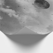 NACHTSKY IN ZWART EN WITTE CADEAUPAPIER (Hoek)