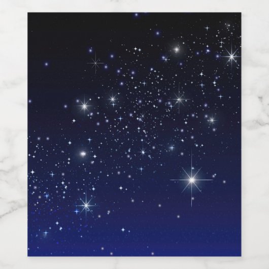 NACHTSKY WIJN ETIKET (Enkel label)