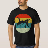 nachtspringretro  silhouet 70's t-shirt (Voorkant)