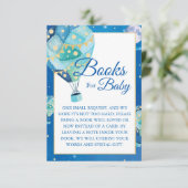 Nachtstaarten warme luchtballonboeken voor Baby Informatiekaartje (Staand voorkant)
