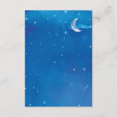 Nachtstaarten warme luchtballonboeken voor Baby Informatiekaartje (Achterkant)