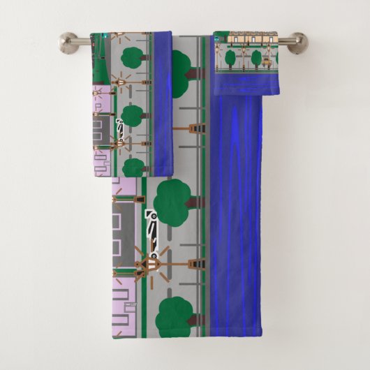 Nachtstad Bad Handdoek (Insitu)