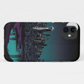 nachtstad Case-Mate iPhone case (Achterkant (horizontaal))