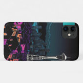 nachtstad Case-Mate iPhone case (Achterkant (horizontaal))