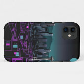 nachtstad Case-Mate iPhone case (Achterkant (horizontaal))