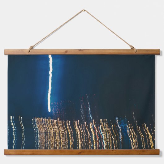 Nachtstad Hangend Wandkleed (Voorkant 2)