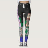 Nachtstad Leggings (Voorkant)