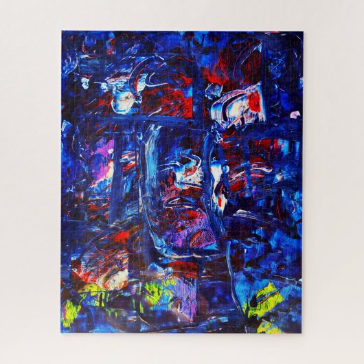 Nachtstad Legpuzzel (Verticaal)