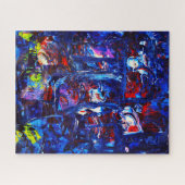 Nachtstad Legpuzzel (Horizontaal)