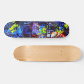 Nachtstad Persoonlijk Skateboard (Horizontaal)