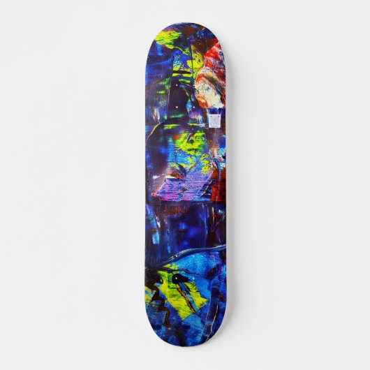 Nachtstad Persoonlijk Skateboard (Voorkant)