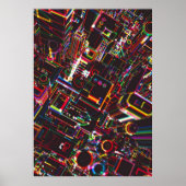 nachtstad poster (Voorkant)