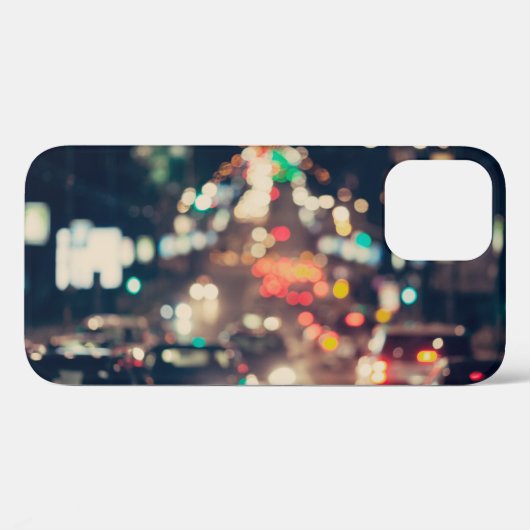 Nachtstad: Retro wazig licht. Case-Mate iPhone Case (Achterkant (horizontaal))