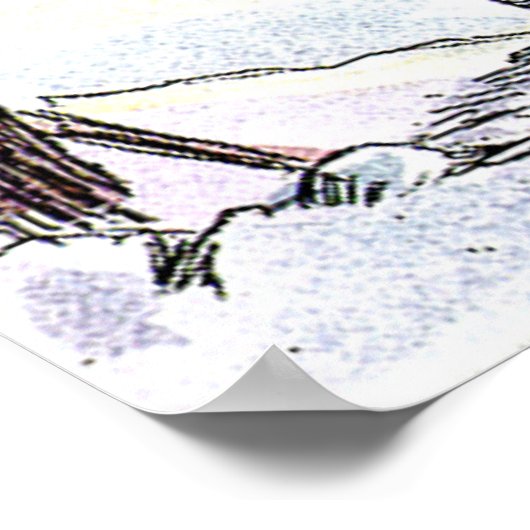 NACHTSTAGECOACH VAN SHARON SHARPE POSTER (Hoek)