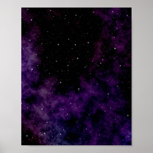 Nachtsterren Poster (Voorkant)