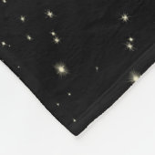 Nachtsterren sterrenhemelhemel fleece deken (Hoek)