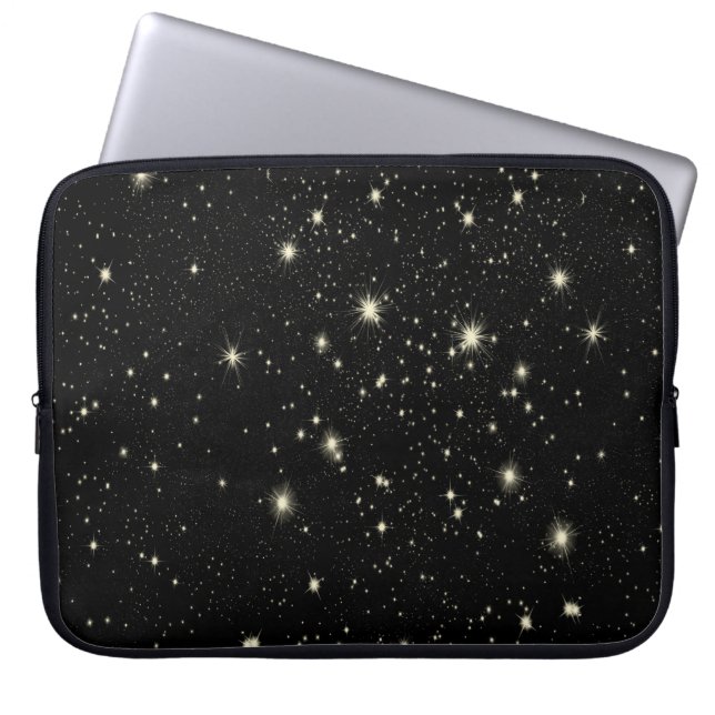 Nachtsterren sterrenhemelhemel laptop sleeve (Voorkant)