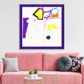 Nachttekening en nap tekening 02 Canvasafdruk Canvas Afdruk (Insitu (Woonkamer))