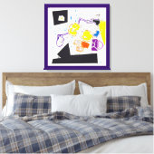 Nachttekening en nap tekening 09 Canvasafdruk Canvas Afdruk (Insitu (Slaapkamer))