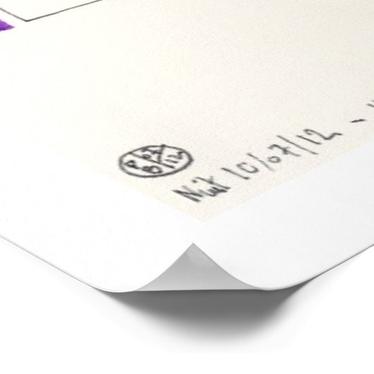 Nachttekening en nap Tekeningen 2 van het archiefb Poster (Hoek)