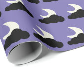 Nachtthema inpakpapier maanwolk slaperig (Rol Hoek)