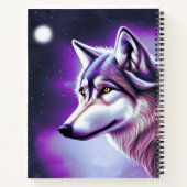 Nachttijd Mystical Wolf Notitieboek (Achterkant)