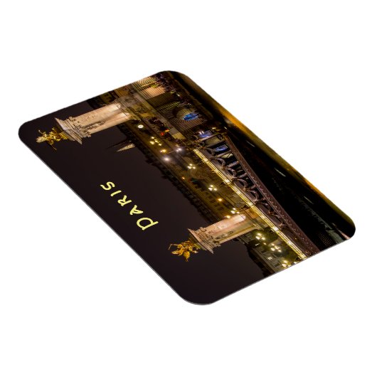 Nachttijd over de brug van Pont Alexandre III - Pa Magneet (Rechterzijde)