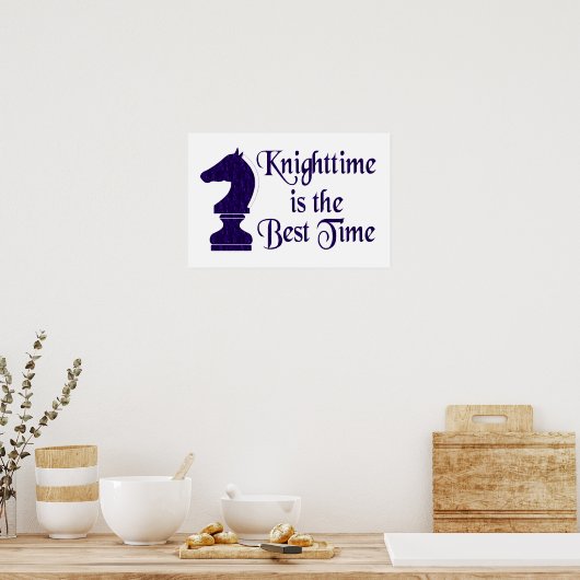 nachttijd poster (Keuken)