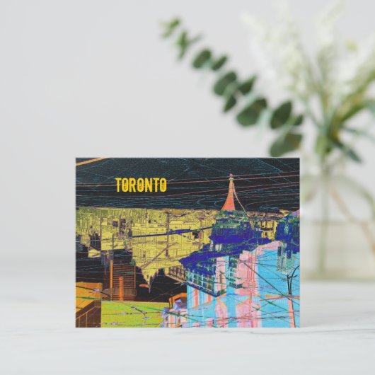 nachttoronto collage briefkaart (Staand voorkant)