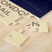 Nachttrein naar Londen. Legpuzzel (Zijkant)
