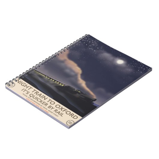 Nachttrein naar Oxford Notitieboek (Linkerzijde)